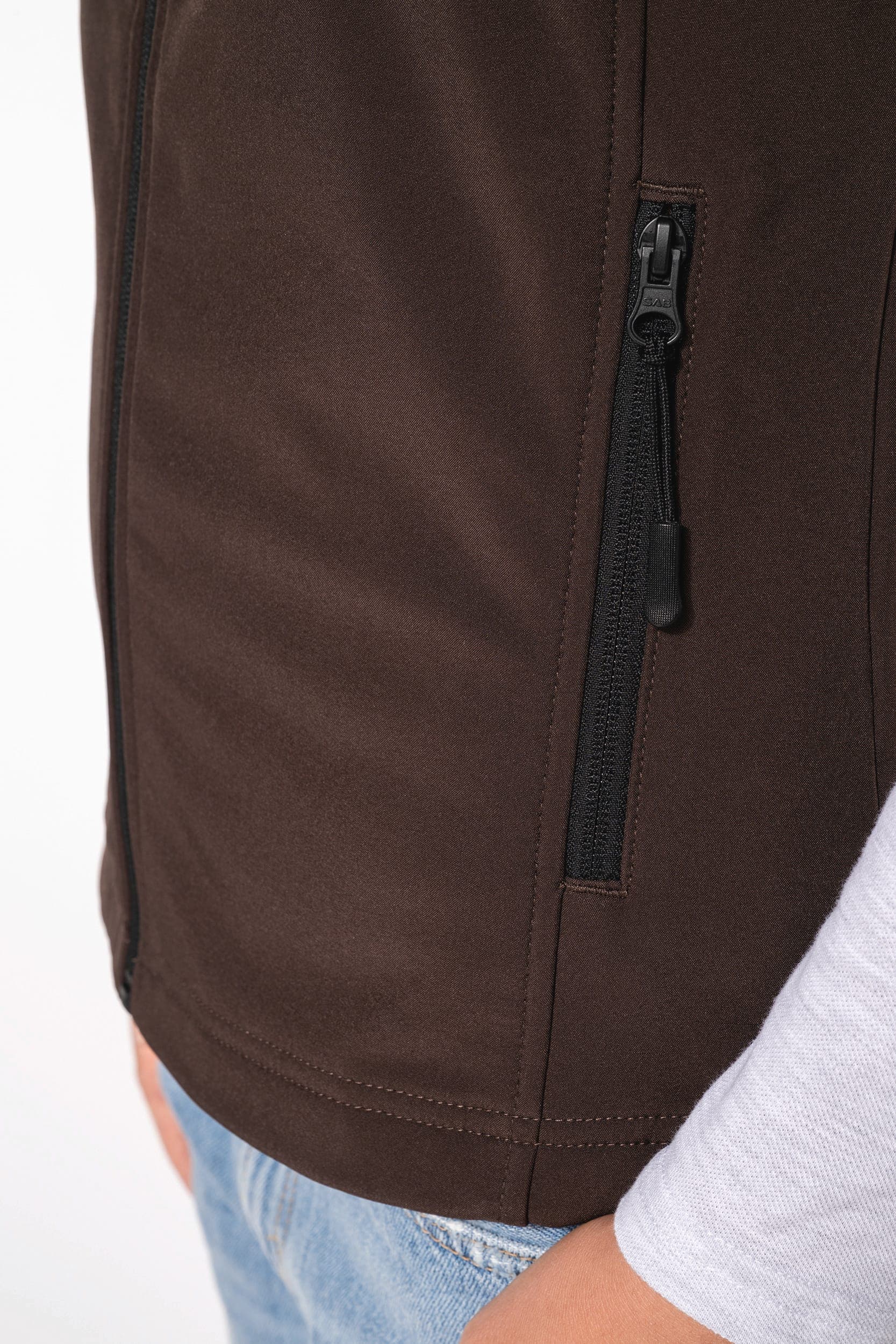 Bodywarmer softshell femme en situation