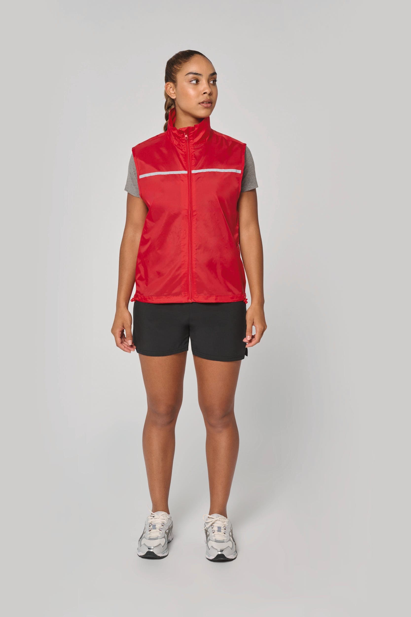 Runner - gilet d'entraînement dos filet unisexe en situation
