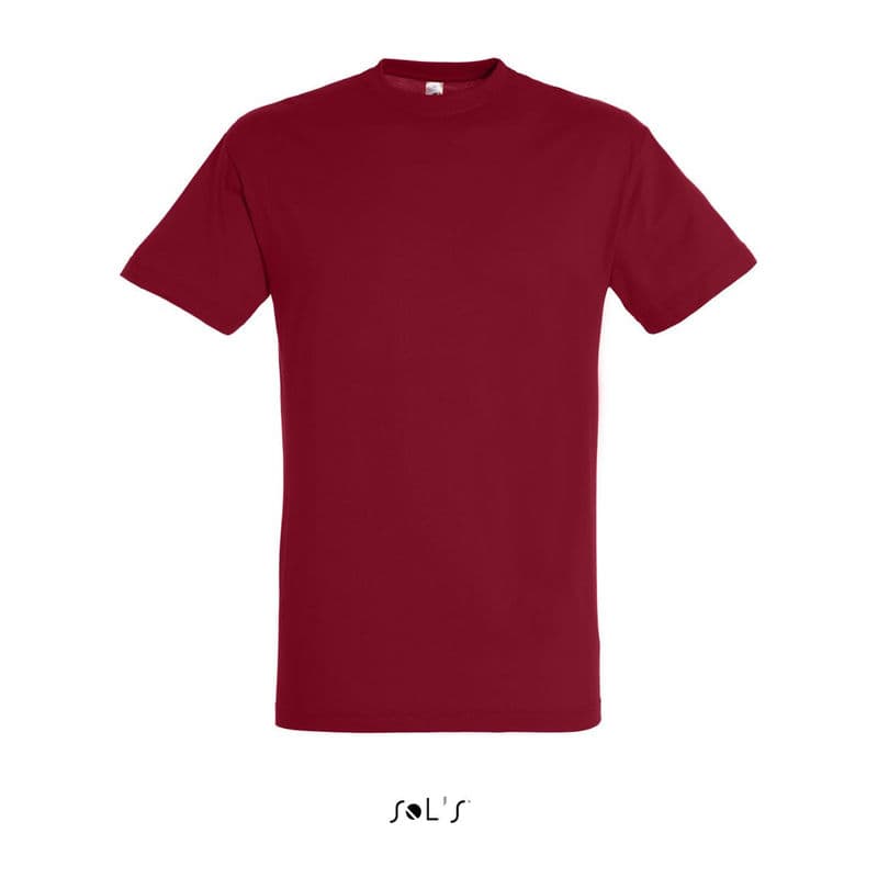 SOL'S REGENT UNISEX ROUND COLLAR T-SHIRT coloris Rouge Tango