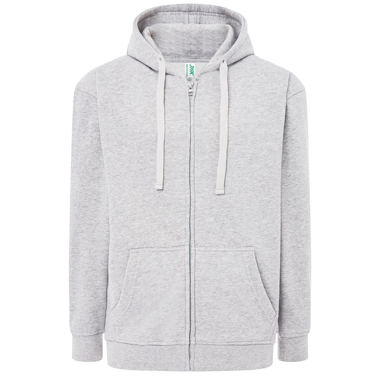 HOODED SWEATSHIRT UNISEX coloris Gris cendré chiné