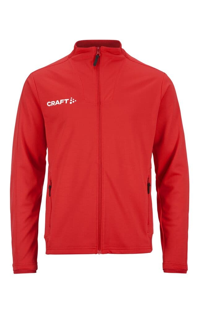 Craft Evolve 2.0 full zip jacket jr coloris Rouge