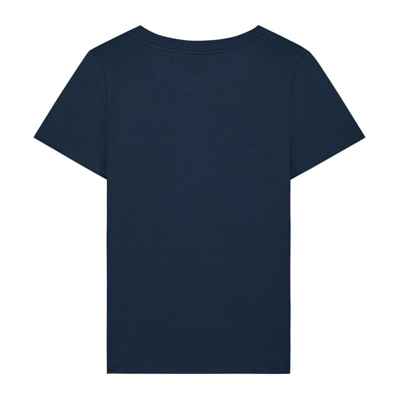 The iconic mid-light women’s fitted t-shirt coloris Bleu marine