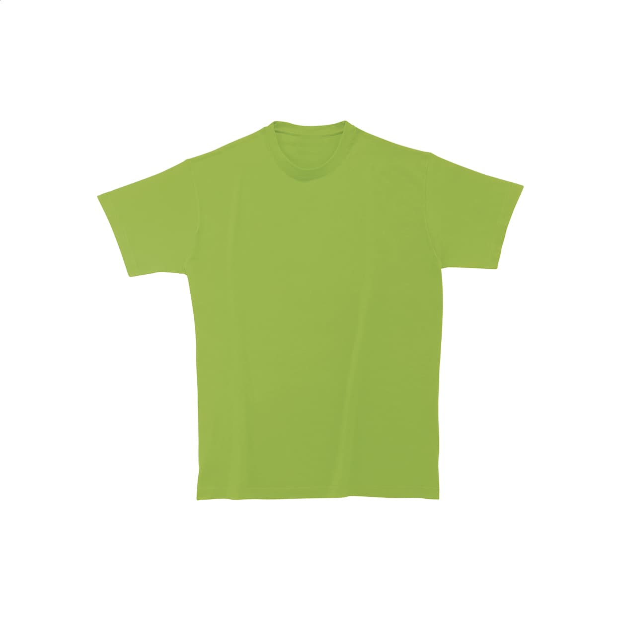 T-shirt en coton épais coloris Vert kiwi