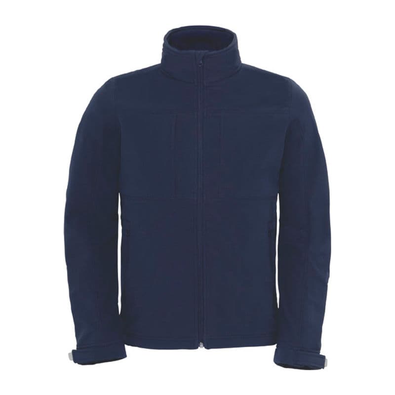 HOODED SOFTSHELL MEN coloris Marine