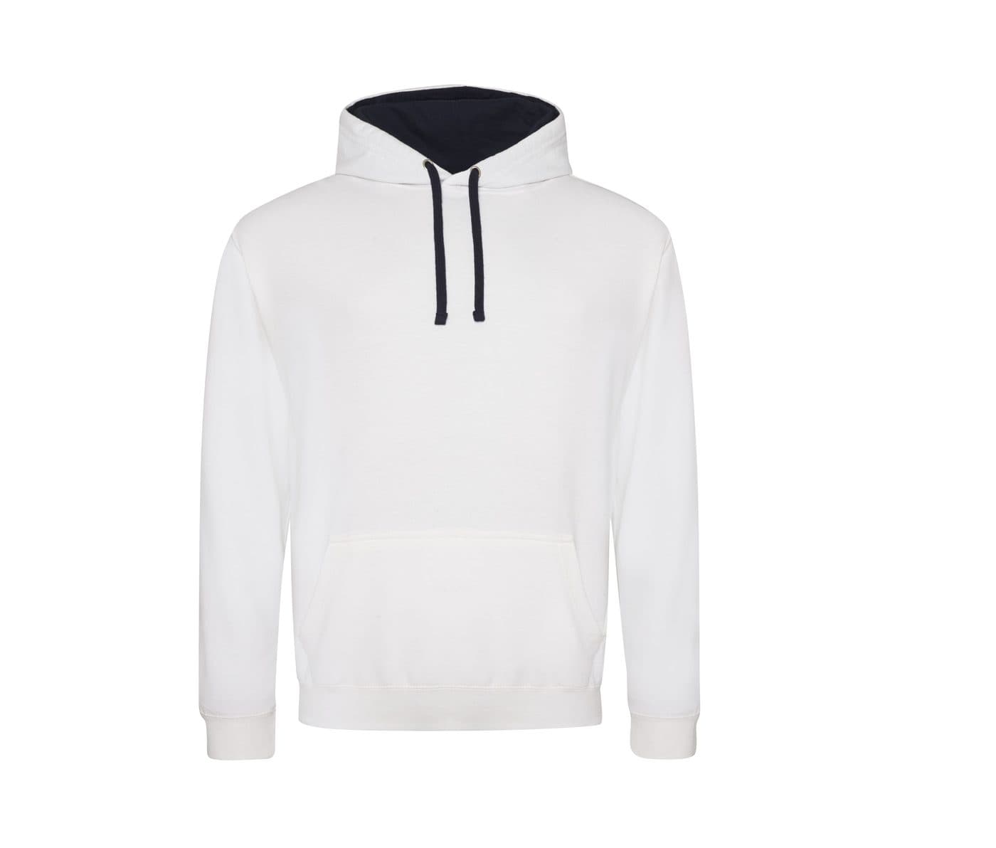 VARSITY HOODIE coloris Blanc arctique / Bleu marine