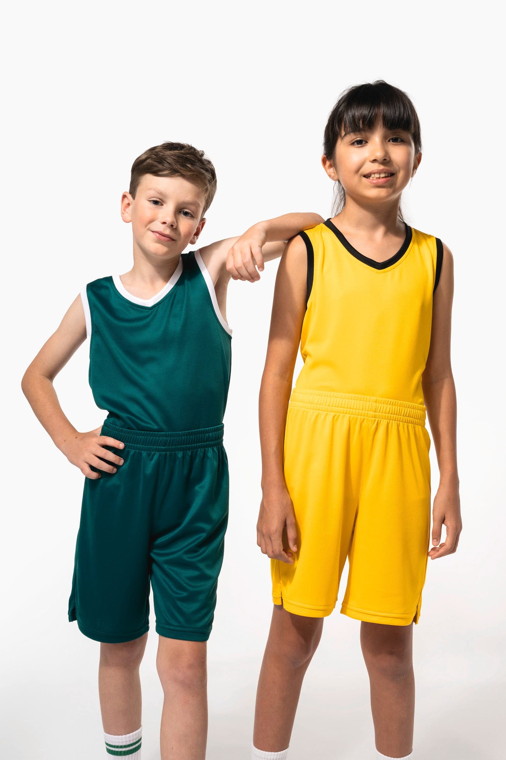 Maillot de basket-ball enfant en situation