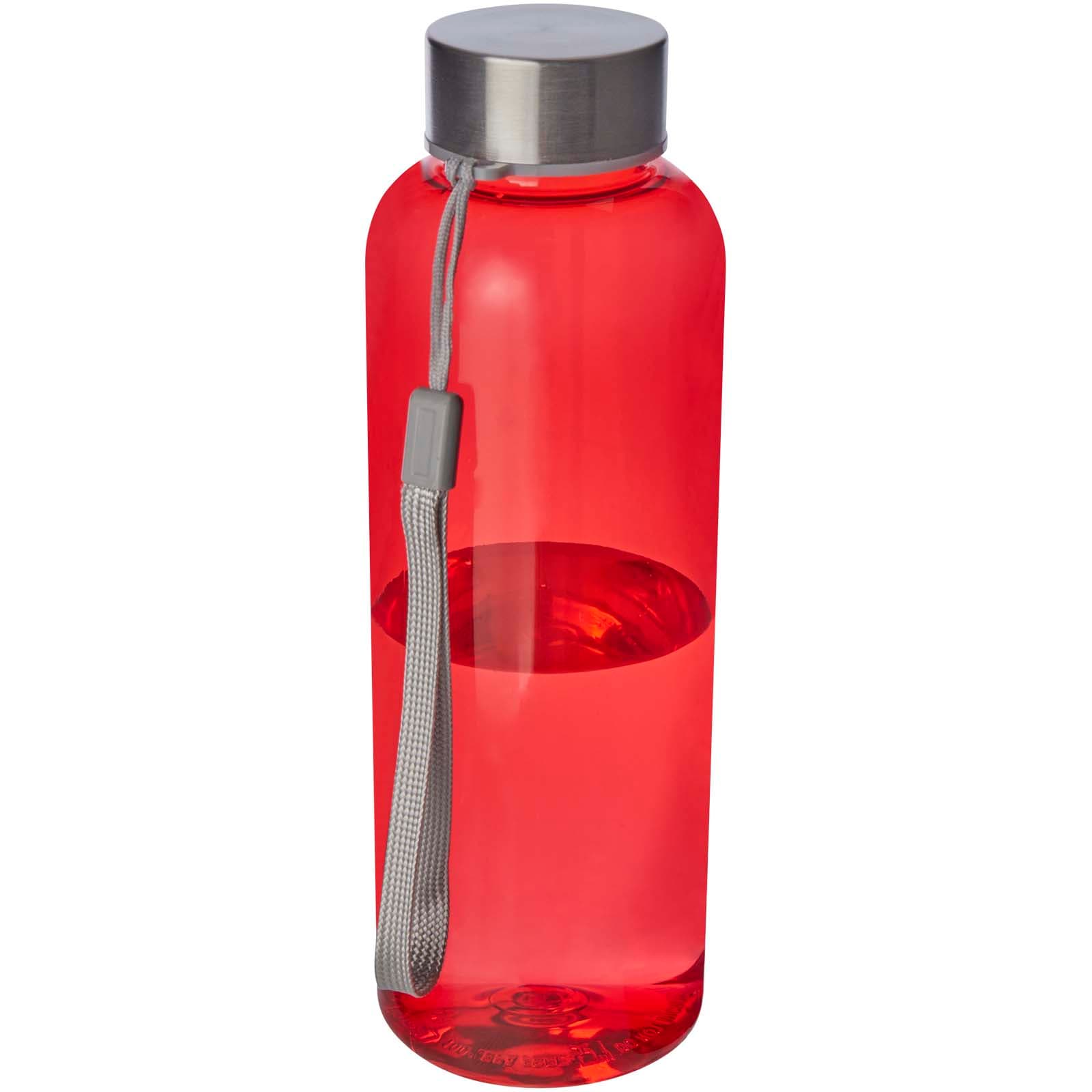 Bouteille de sport Bodhi de 500 ml en RPET coloris Rouge translucide