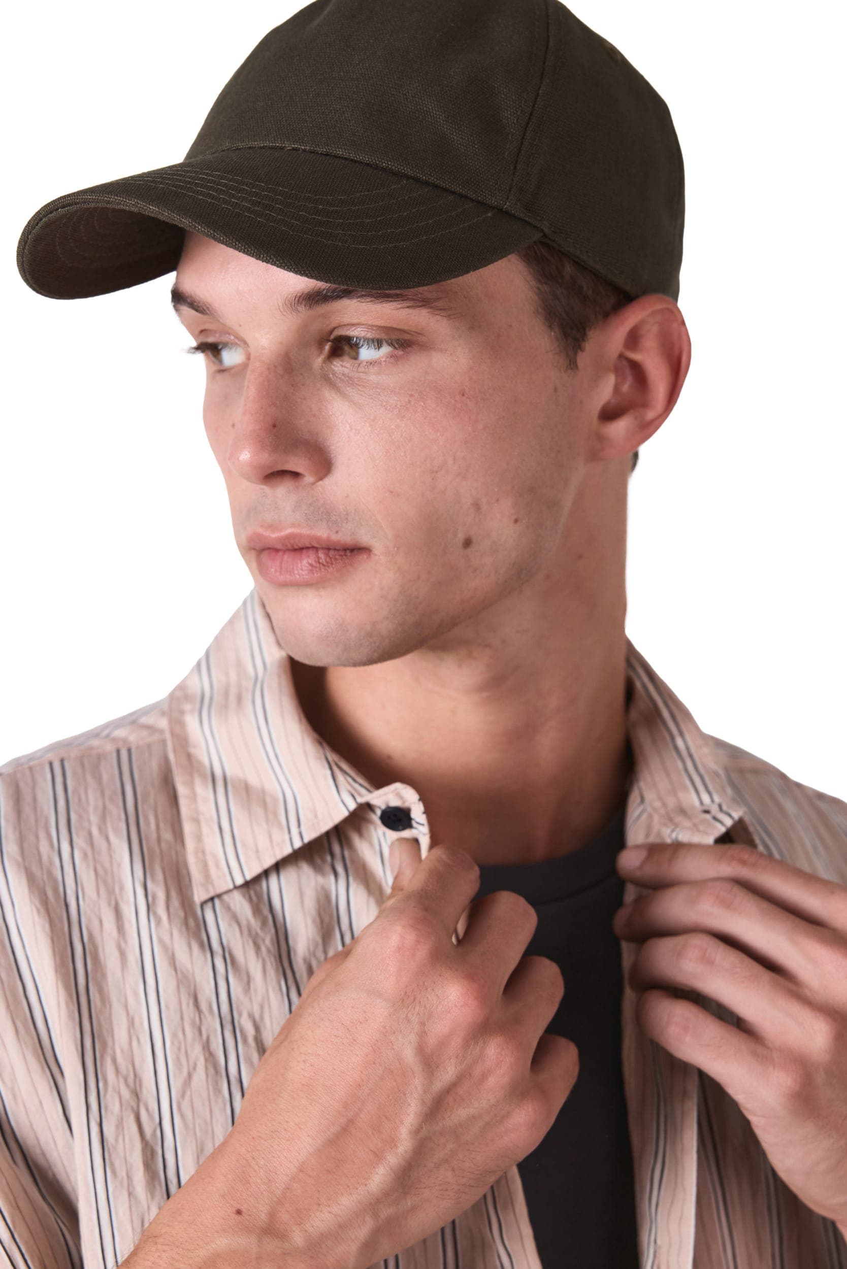 Casquette en toile de coton 5 panneaux - K-up Gold Label en situation