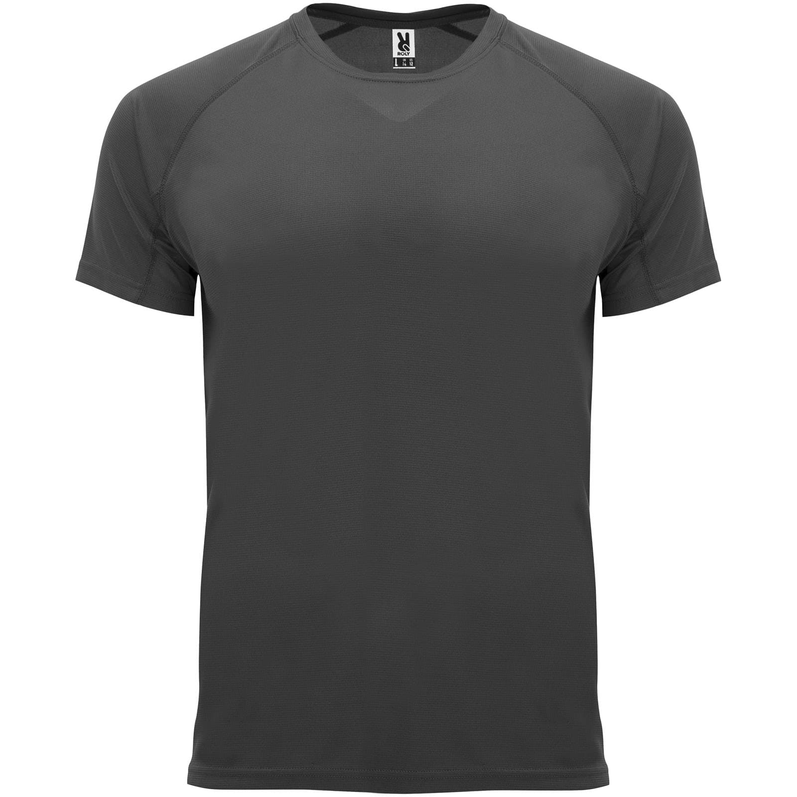 T-shirt de sport de 135 g/m² Bahrain à manches courtes pour enfant coloris Plomb foncé