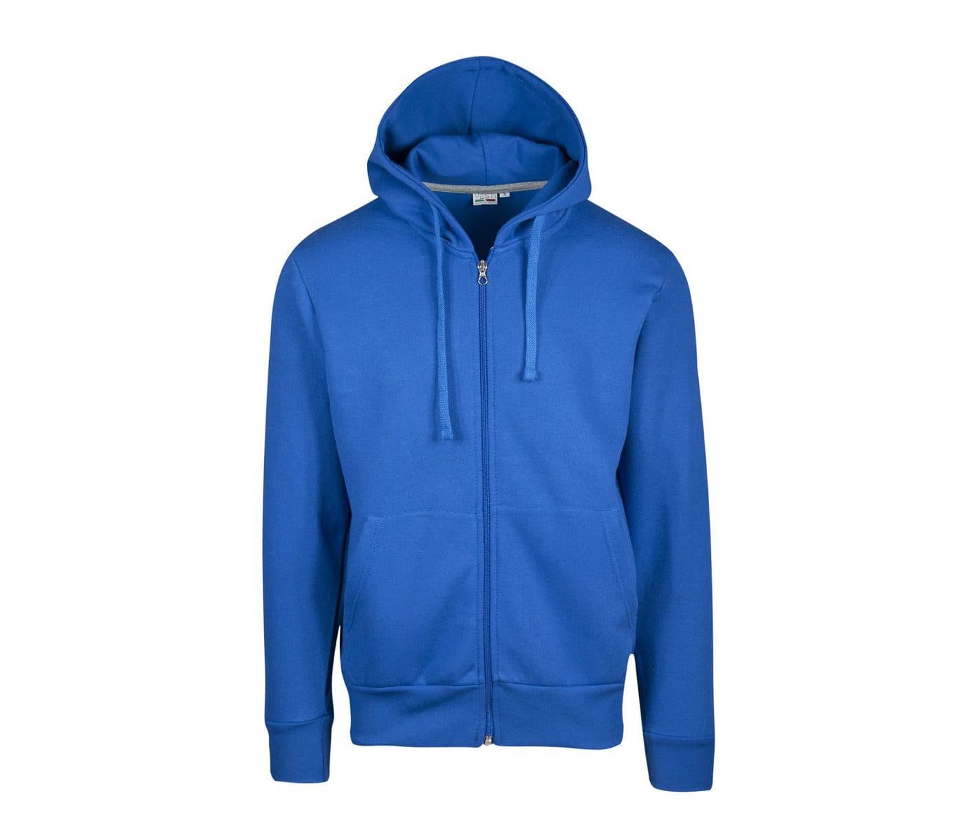 HOODED SWEAT JACKET coloris Bleu roi sport