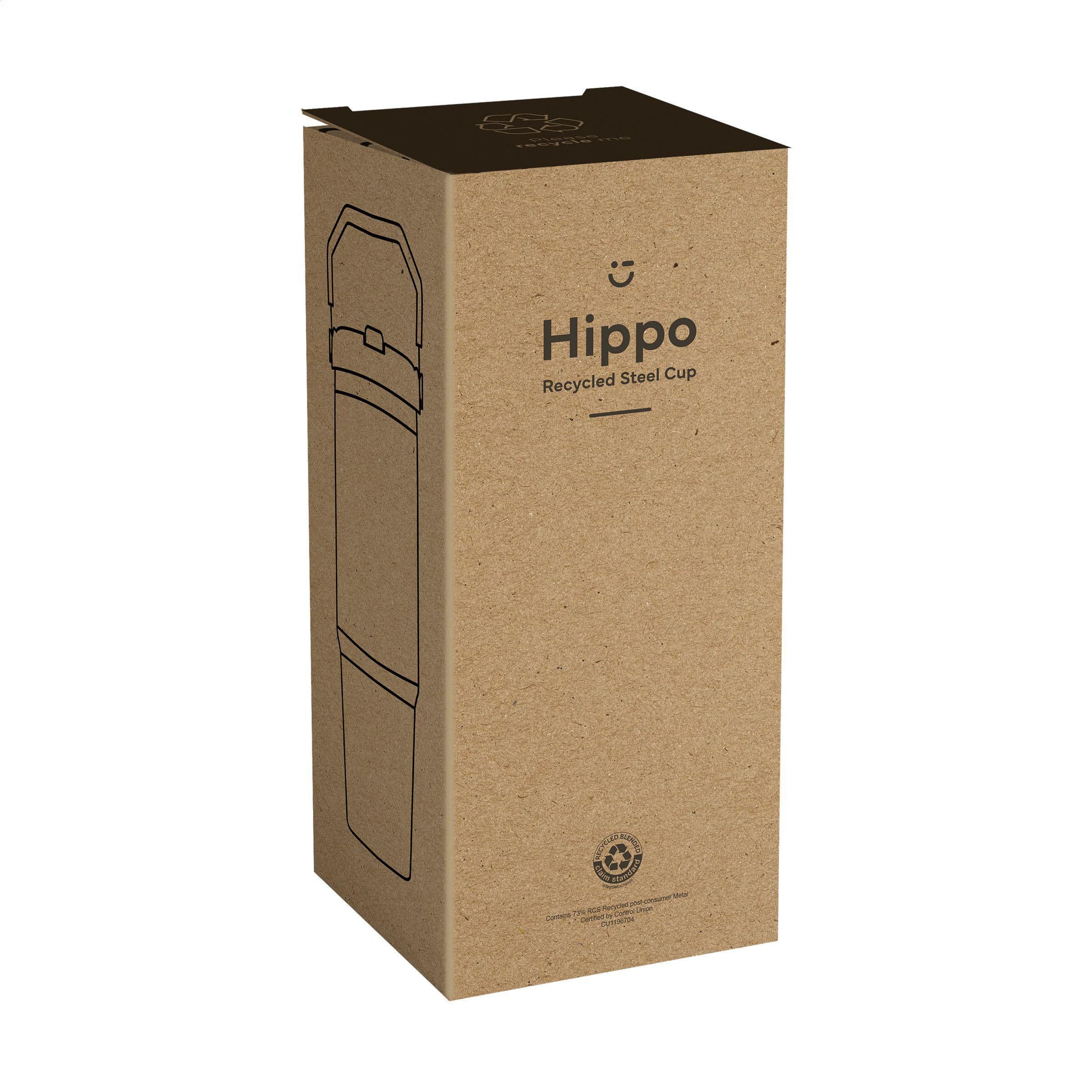 Gobelet Hippo acier recyclé 900 ml en situation