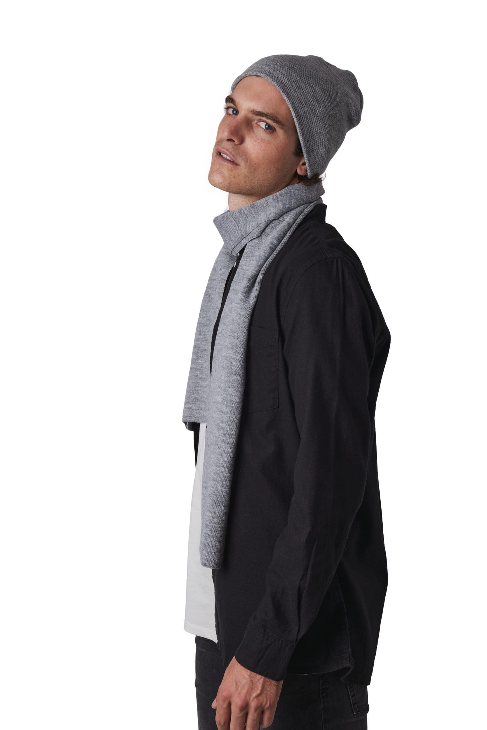 Bonnet en tricot en situation