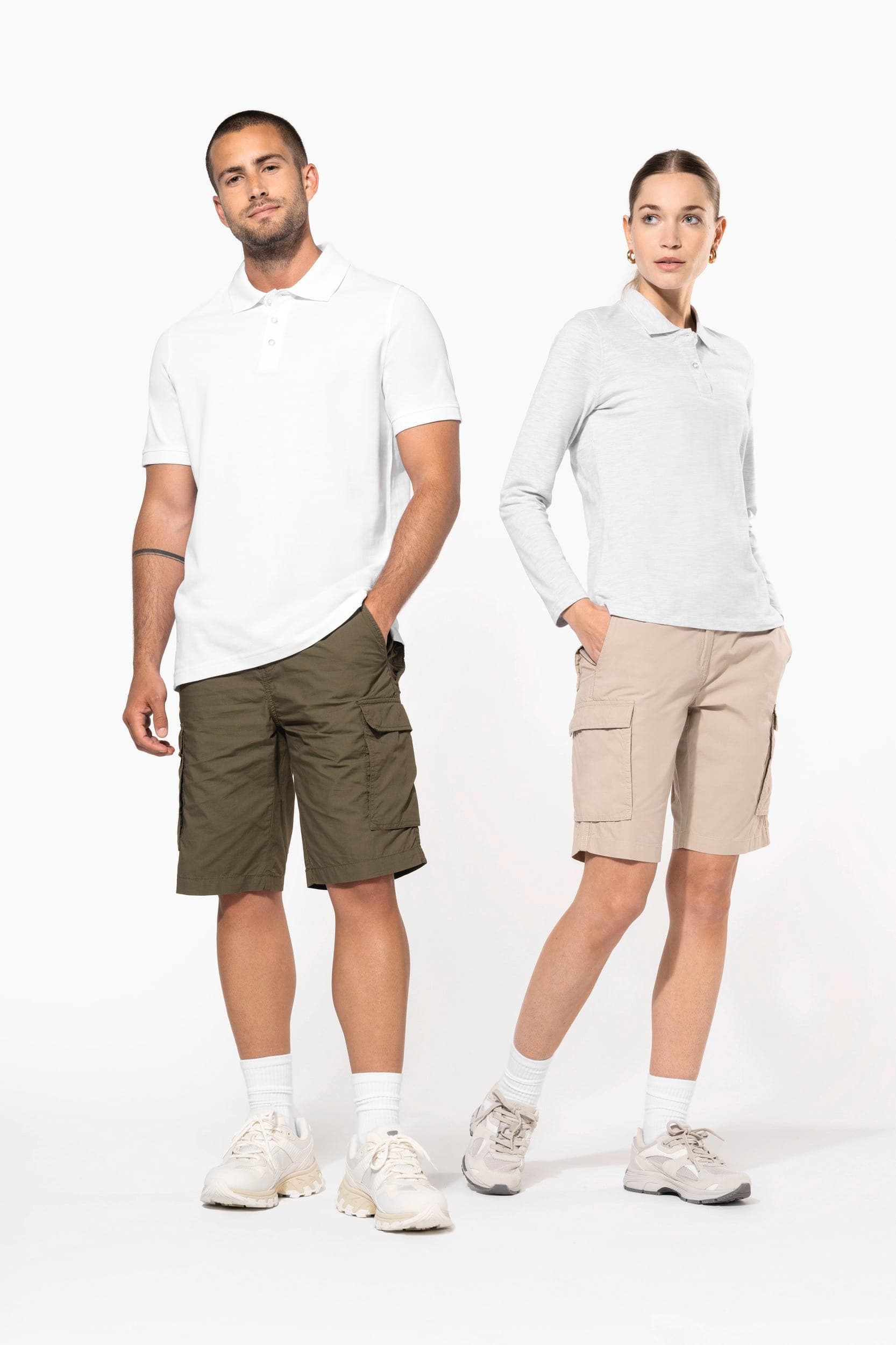 Bermuda léger multipoches homme en situation