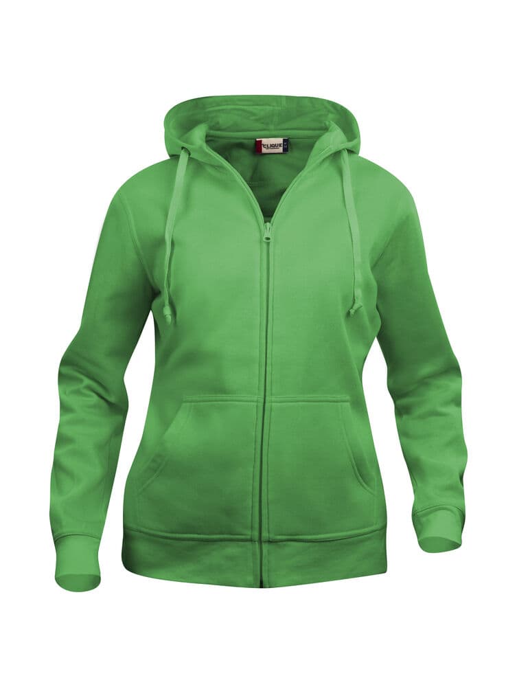 Clique Basic Hoody Full Zip Women coloris Vert pomme