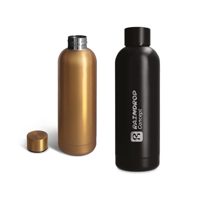BOUTEILLE GOURDE 75 cl INOX en situation