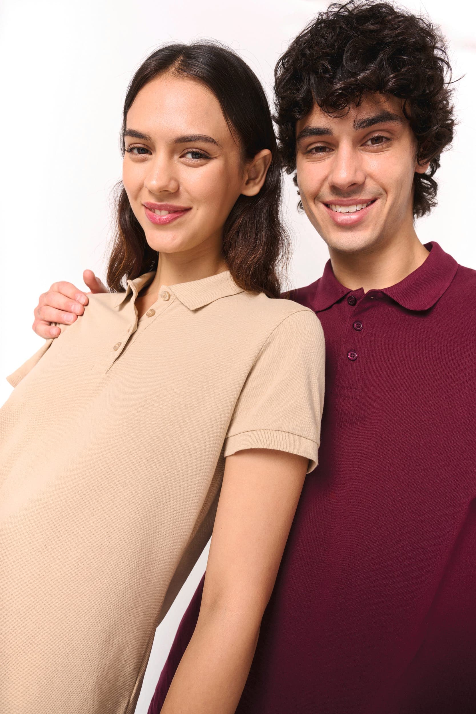 Polo piqué femme en situation