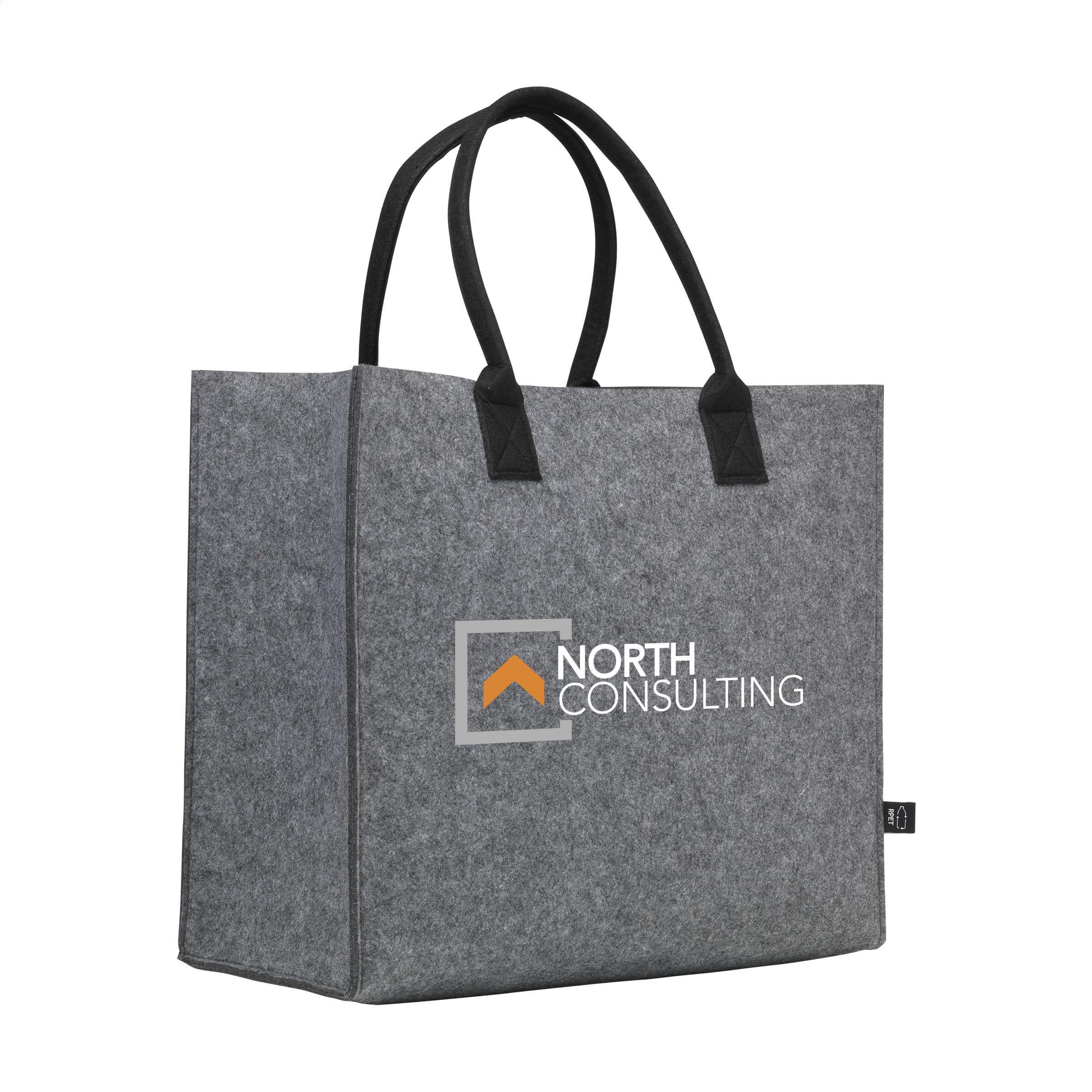 Sac de courses BigShopper Argus GRS RPET feutre en situation