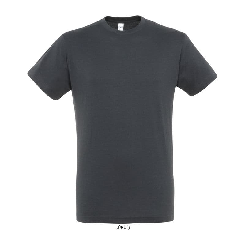 SOL'S REGENT UNISEX ROUND COLLAR T-SHIRT coloris Gris souris