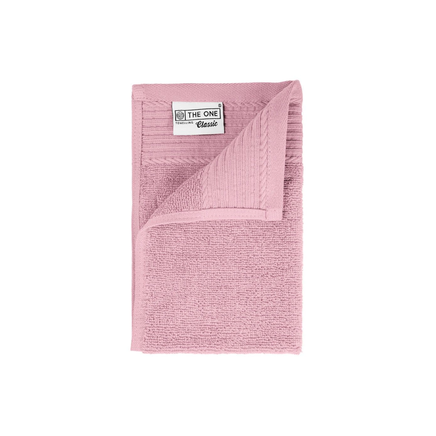 CLASSIC GUEST TOWEL coloris Rose clair