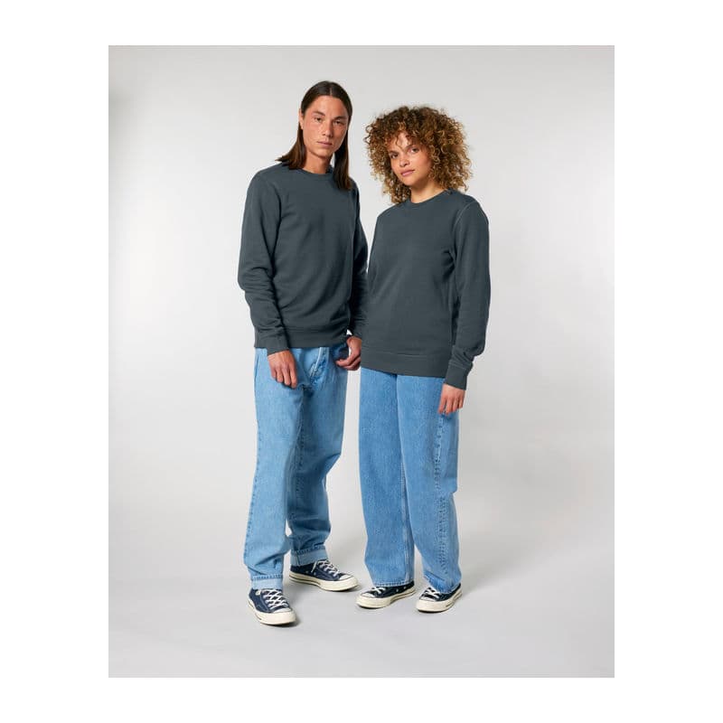 Roller unisex sweatshirt coloris Gris encre India
