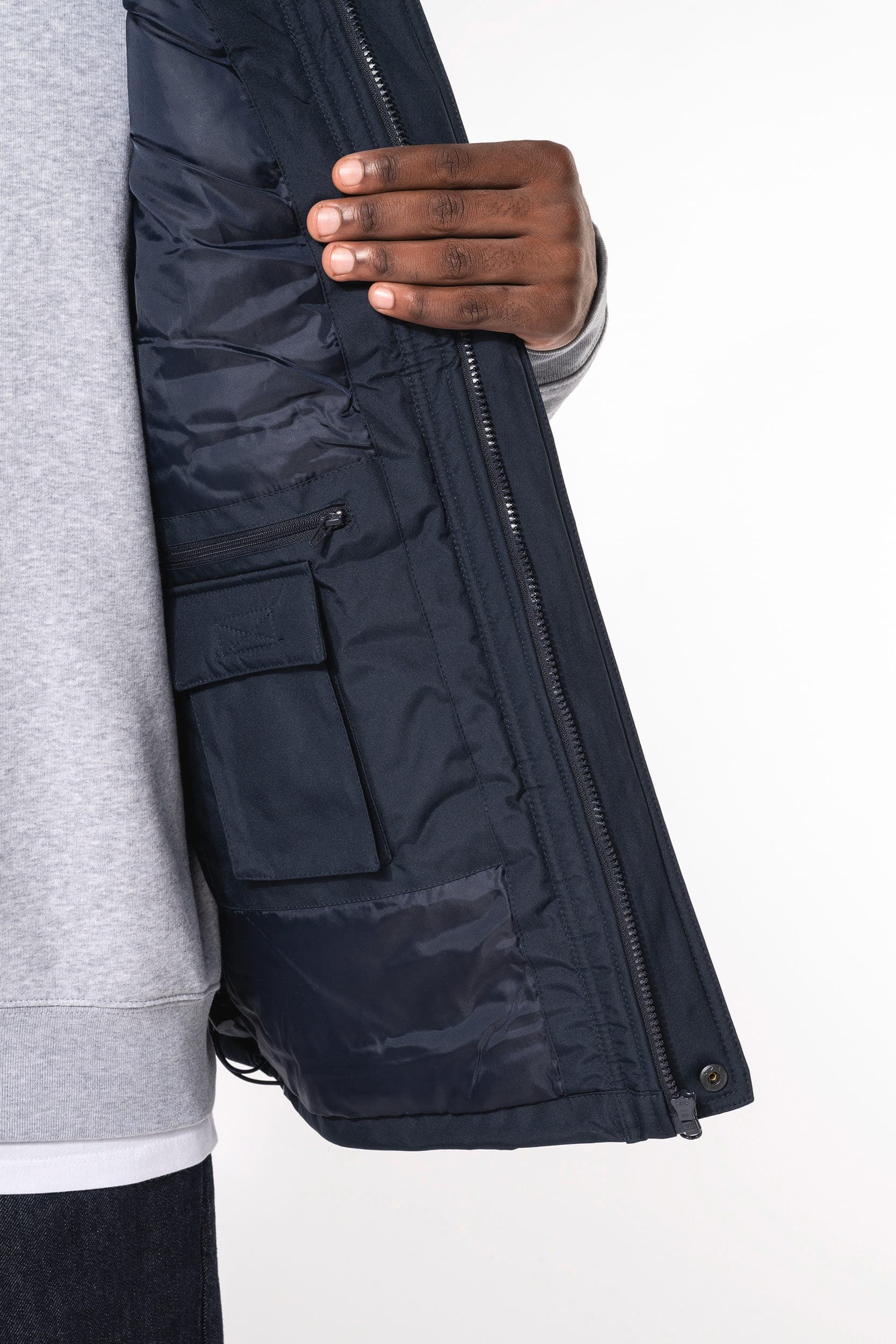 Blouson manches amovibles homme en situation