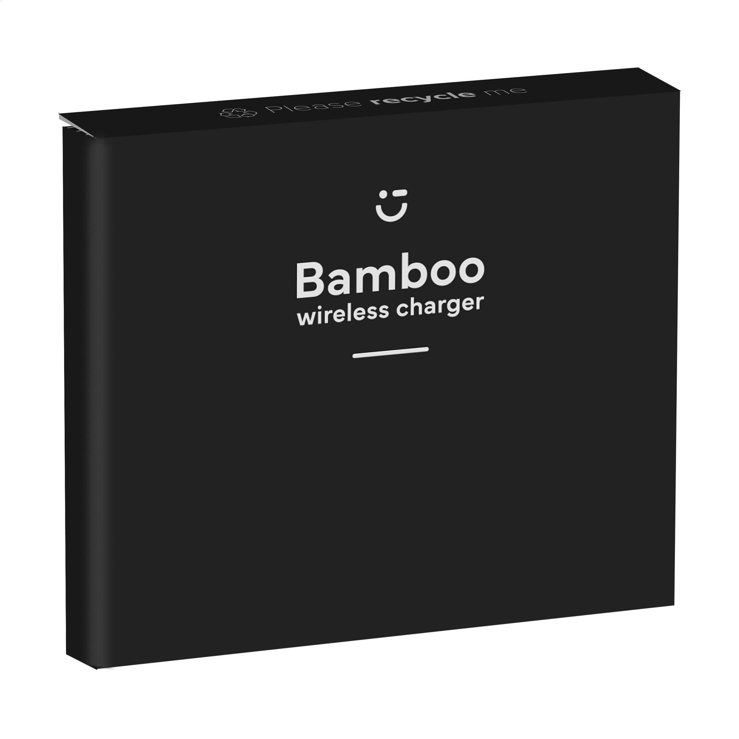 Chargeur sans fil bambou 10W rapide en situation