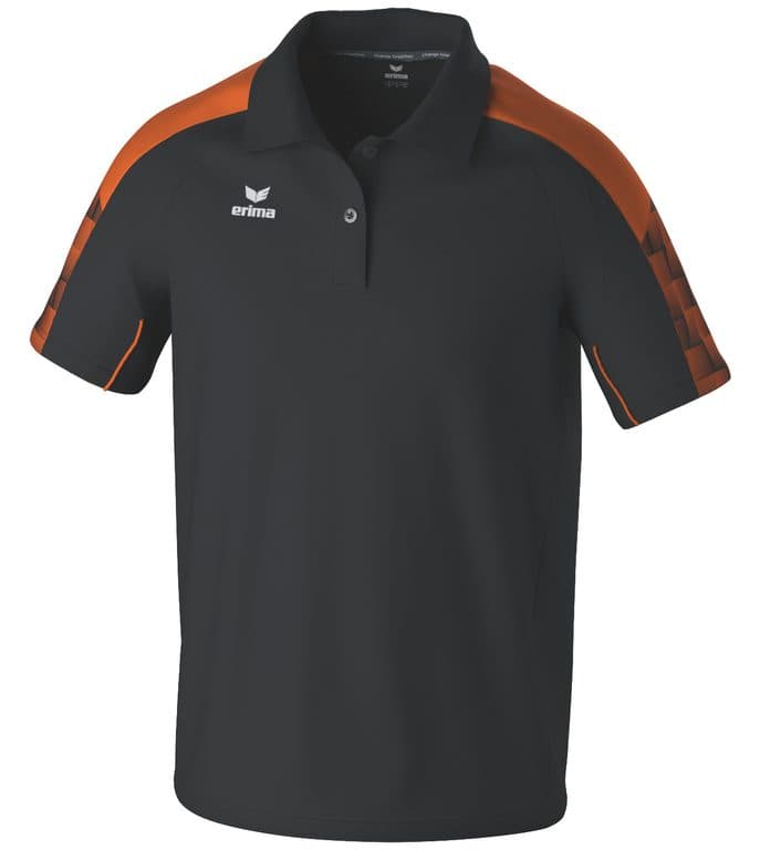 Polo EVO STAR coloris Noir / Orange