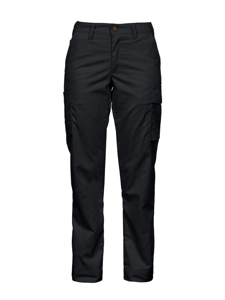 2519 PANTALON FEMME SANS POCHES GENOUILLÈRES coloris Noir