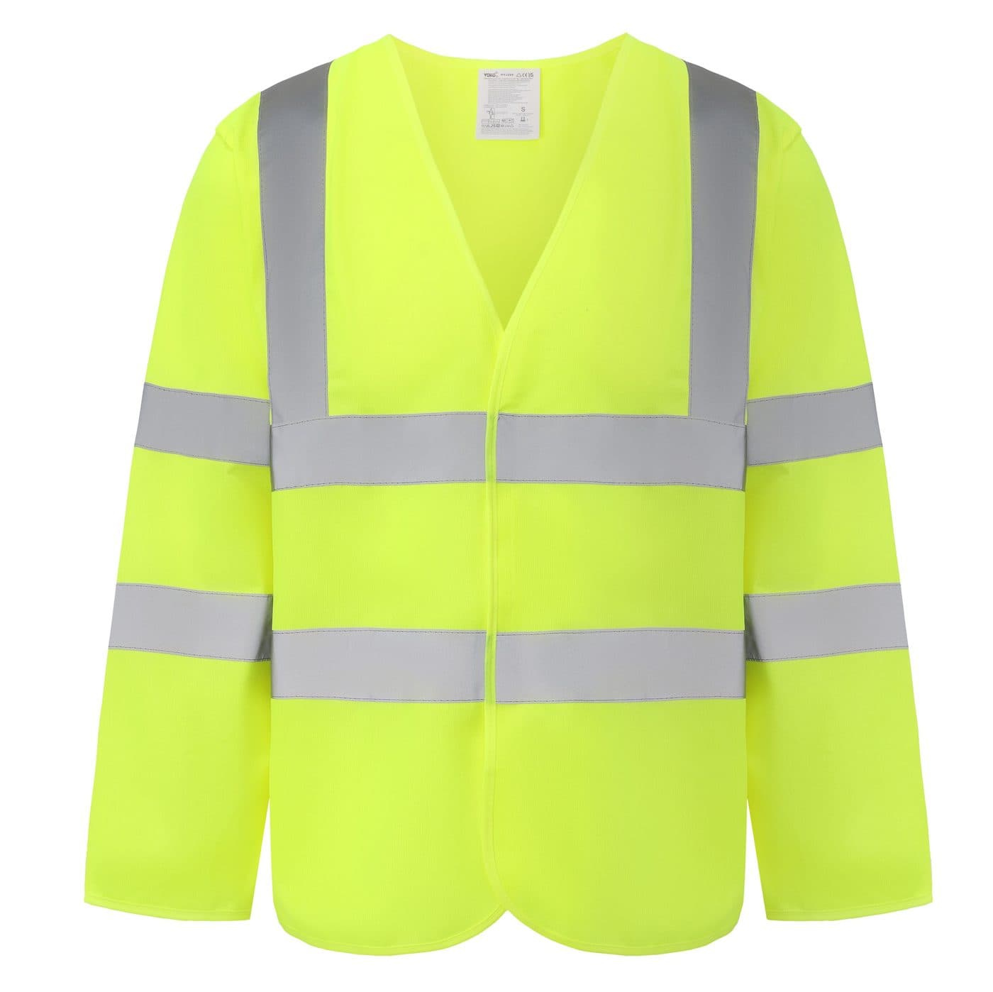 HI-VIS LONG SLEEVE WAISTCOAT coloris Jaune haute visibilité