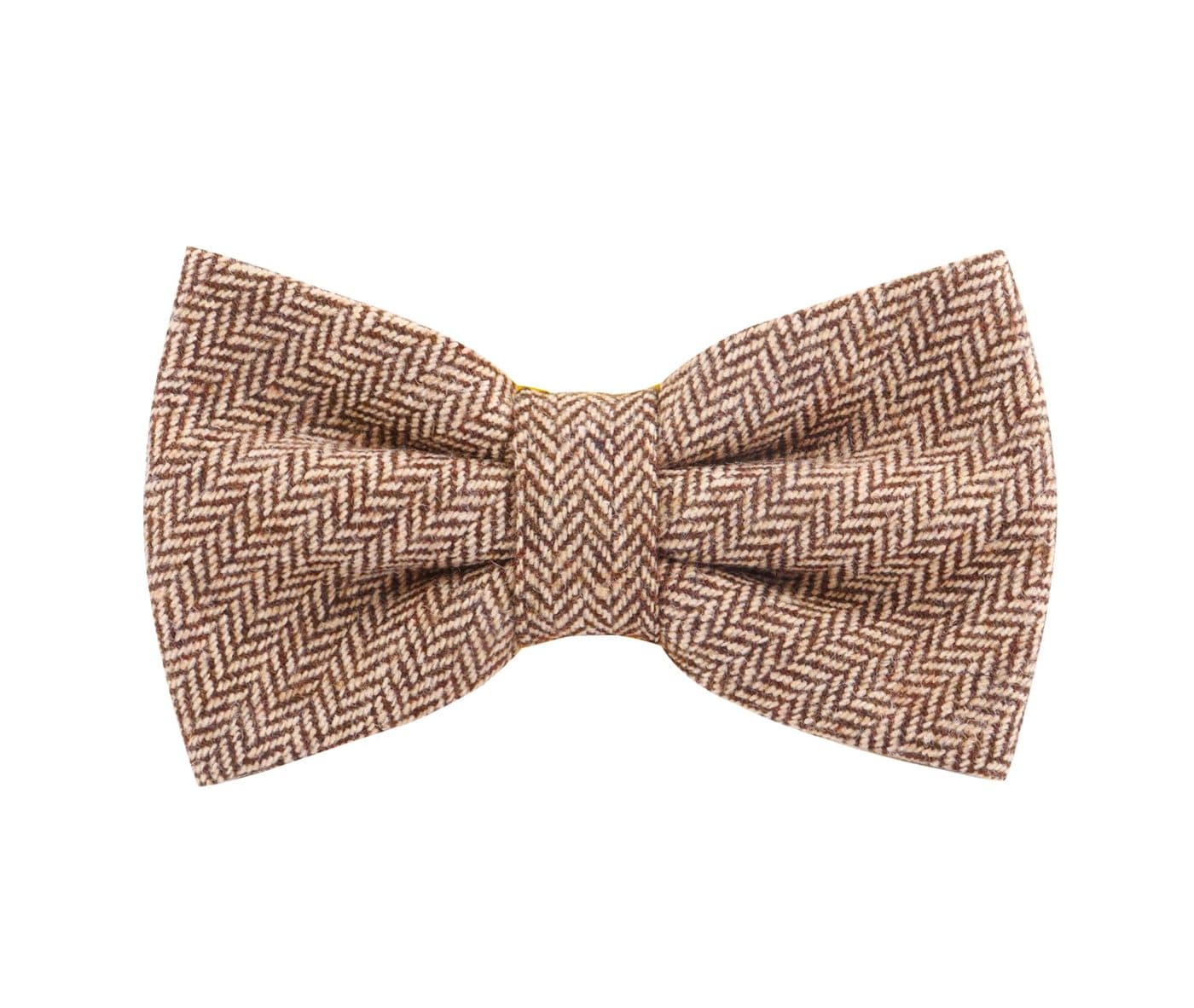 BOW TIE URBAN-HERRINGBONE coloris Marron clair