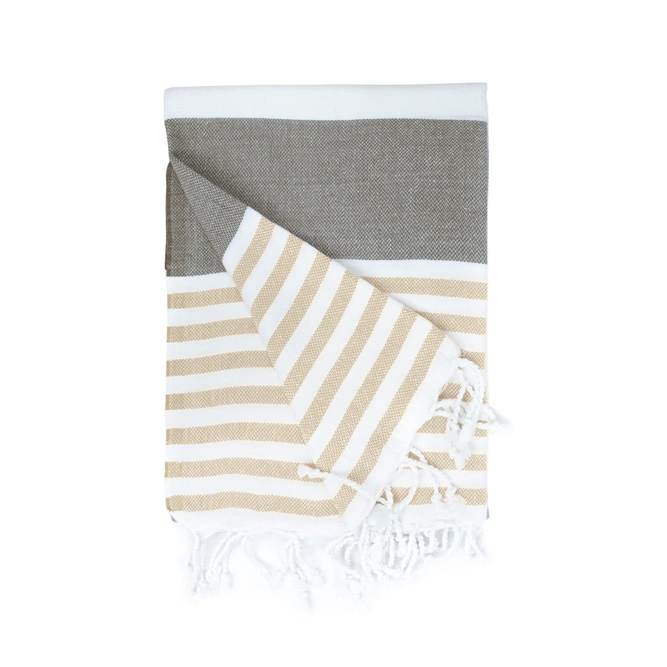 HAMAM MARINE coloris Marron / Crème