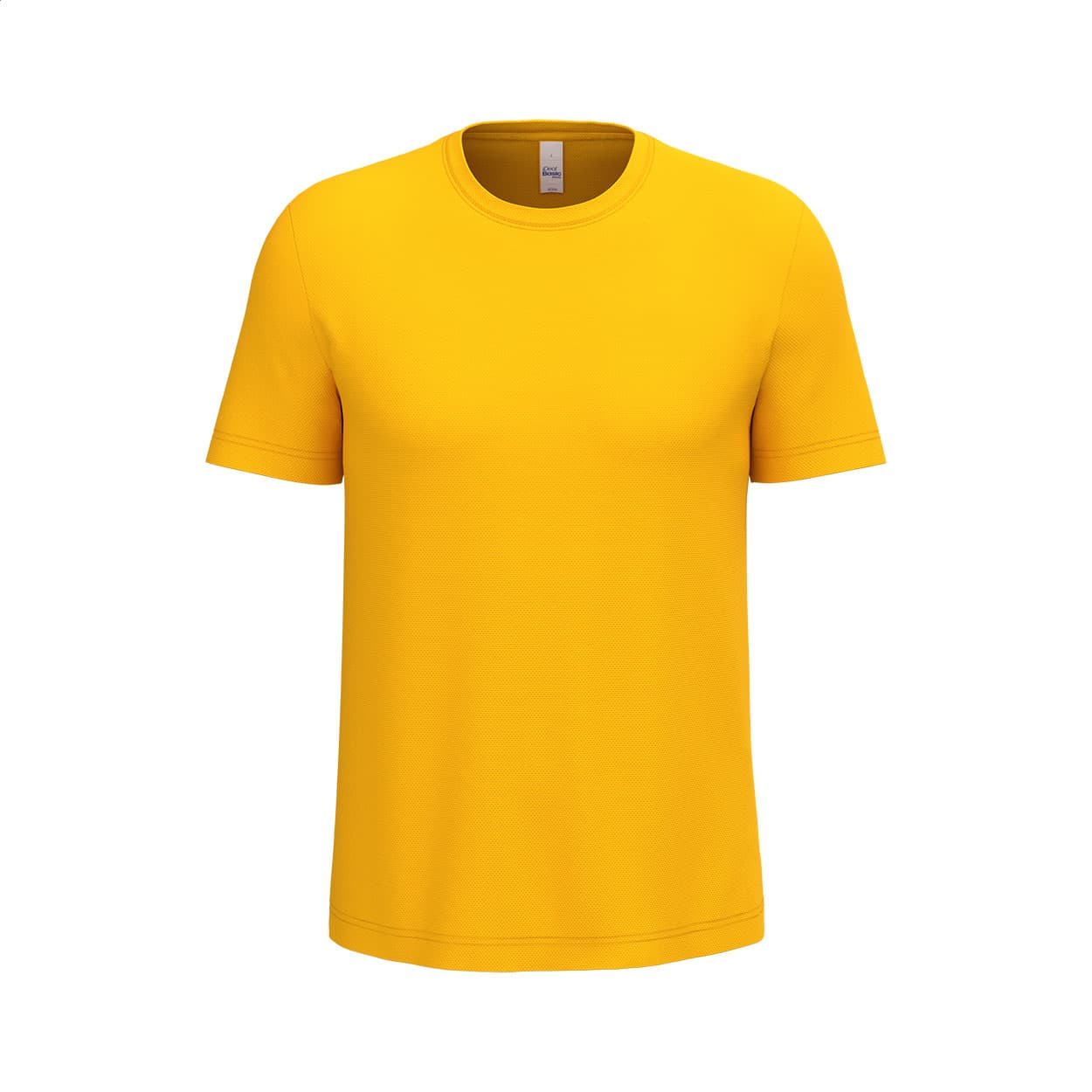 T-shirt sport coloris Jaune