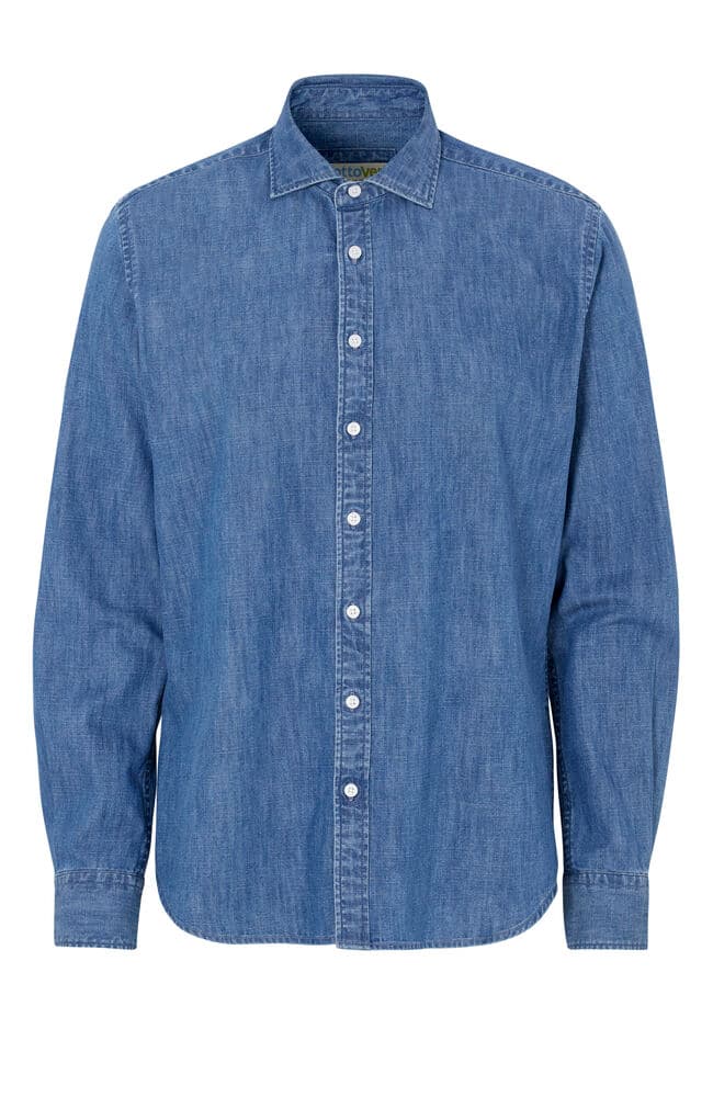 CHEMISE DENIM COUPE SLIM HOMME - CERTIFIÉ GOTS