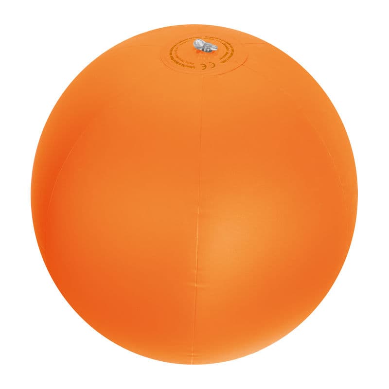 Ballon de plage givré "Orlando" coloris Orange