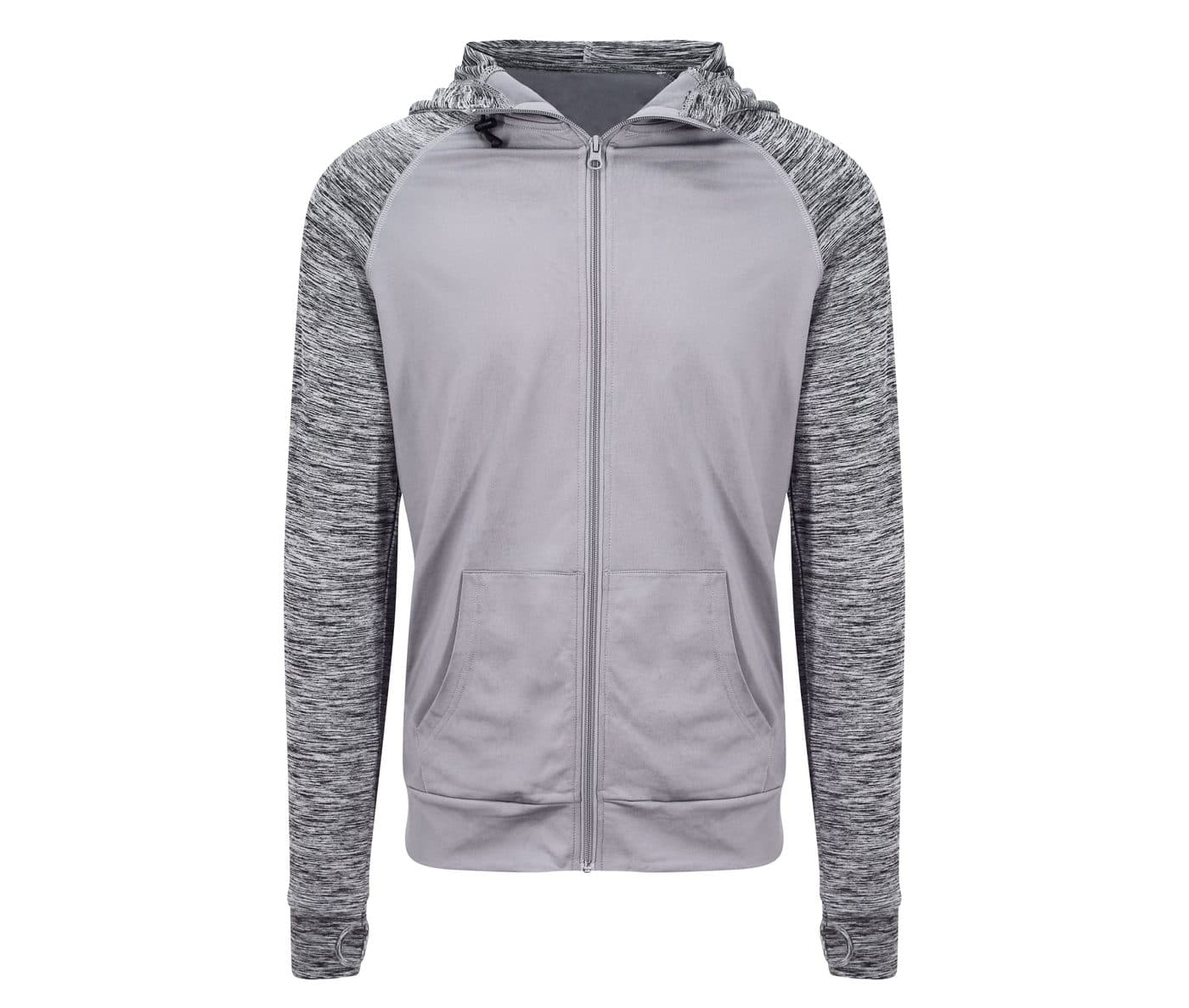 MEN'S COOL CONTRAST ZOODIE coloris Gris / Gris chiné