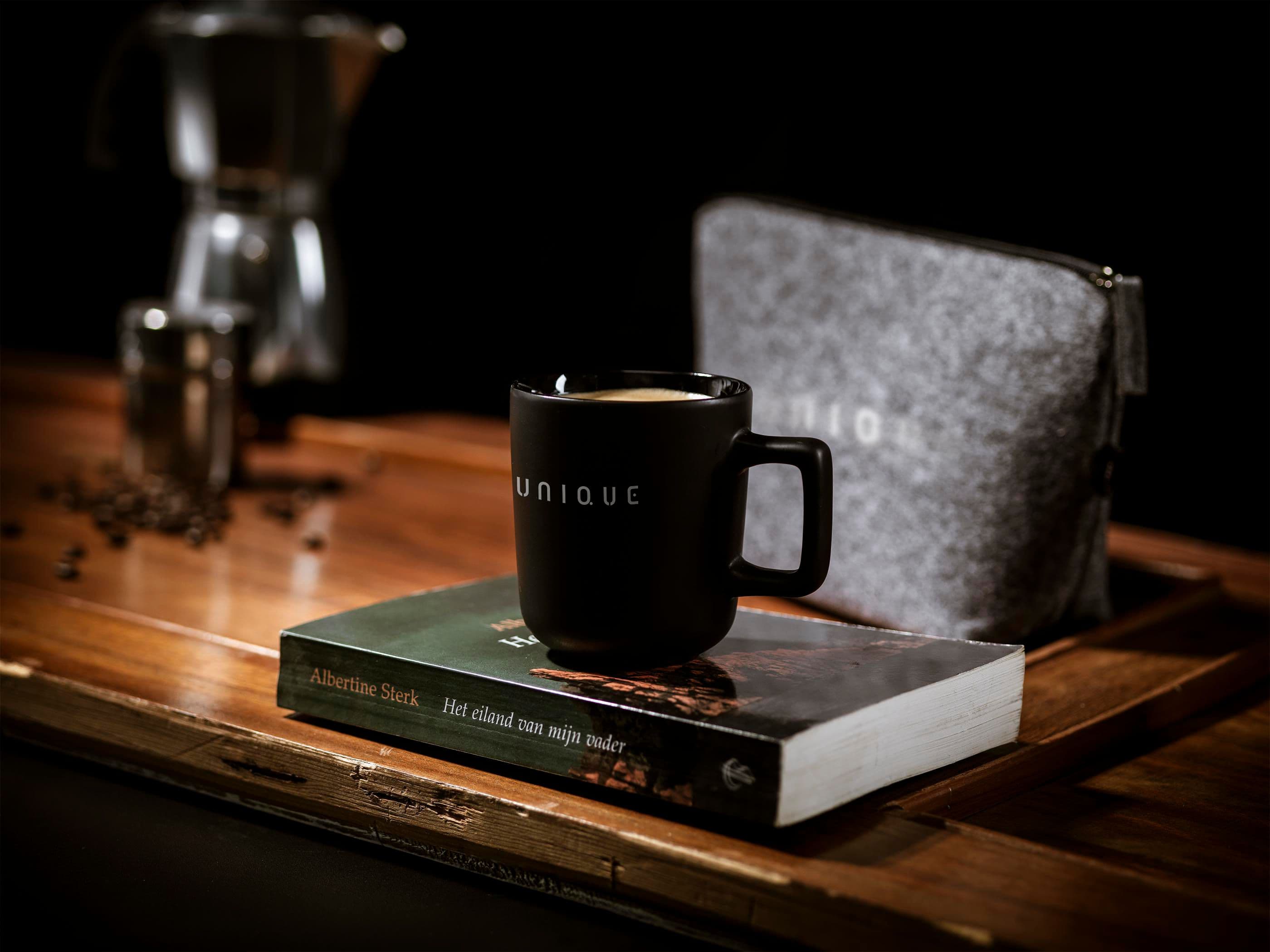 Mug Torino noir 280 ml en situation