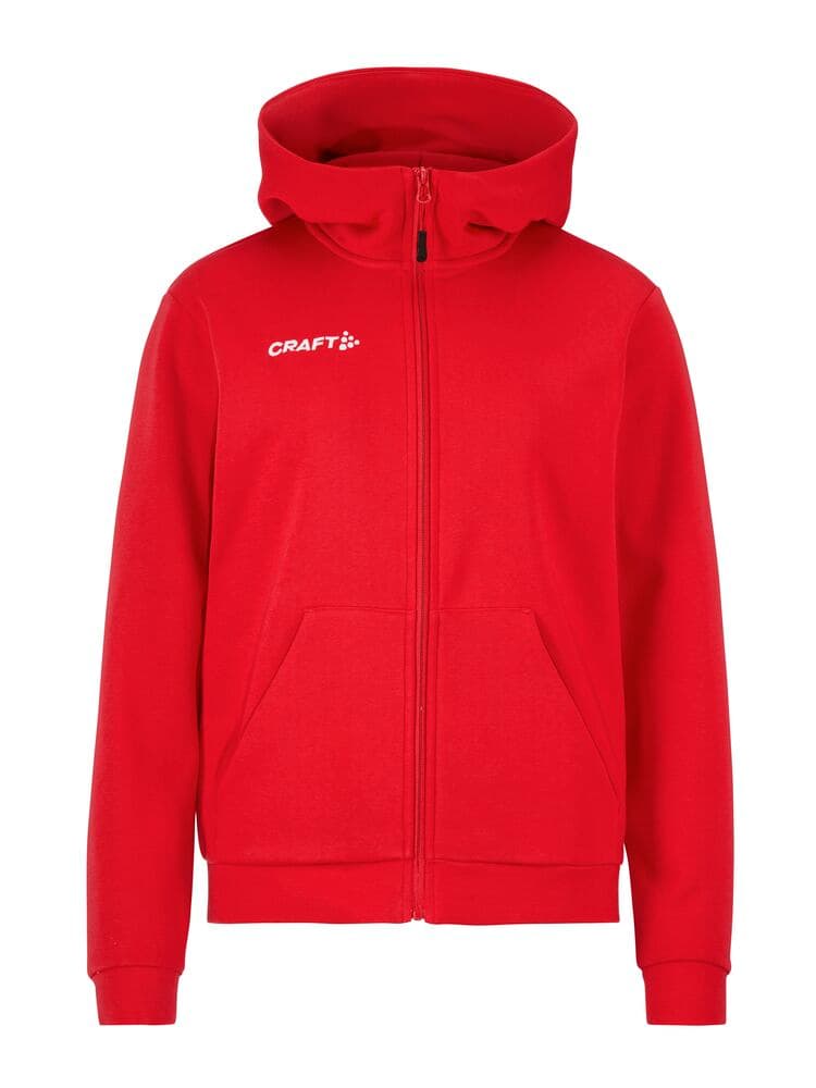 Craft Community 2.0 logo fz hoodie w coloris Rouge