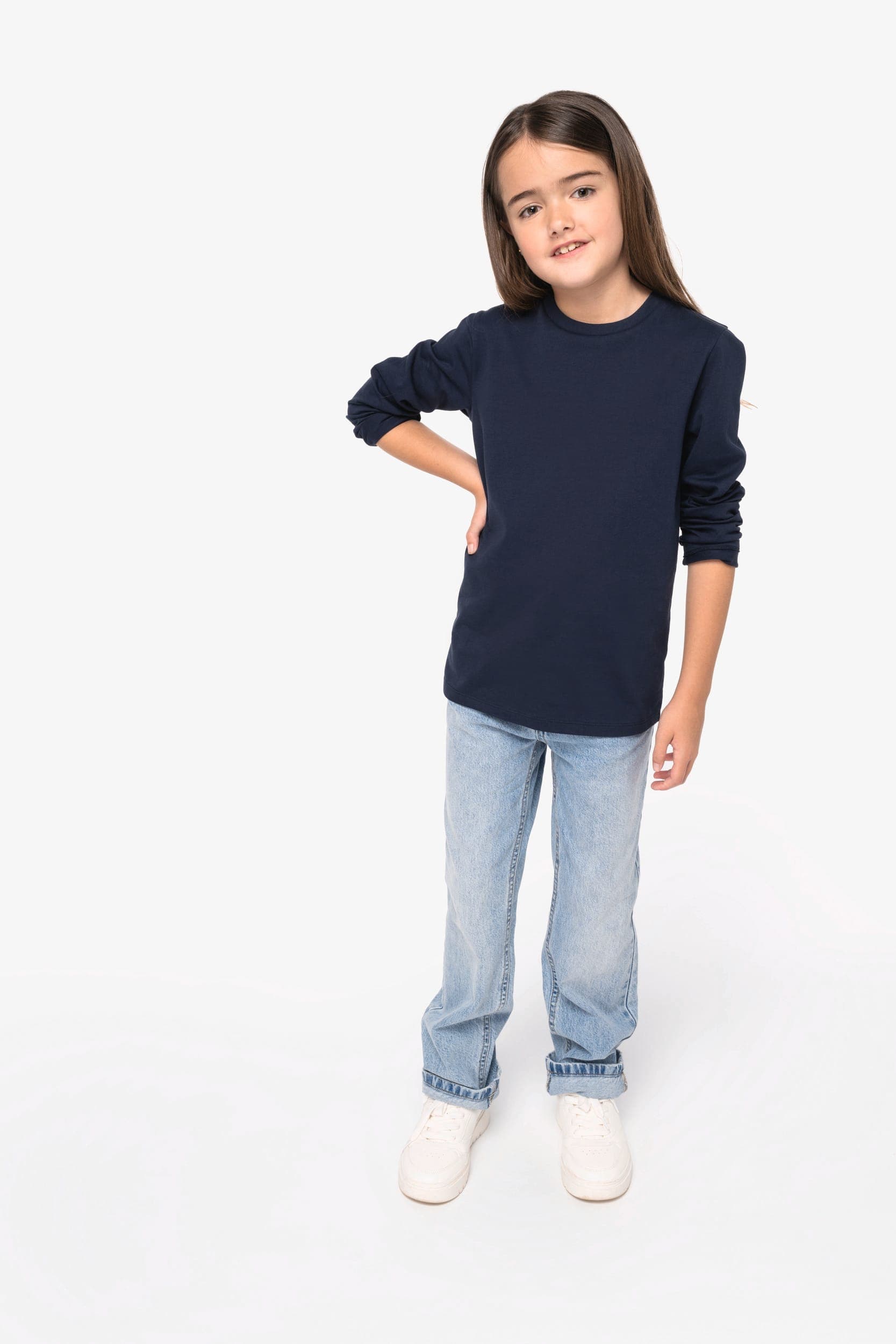 T-shirt écoresponsable manches longues enfant en situation