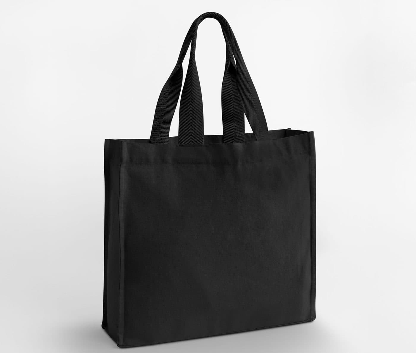 CHEVRON HANDLE SHOPPER coloris Noir