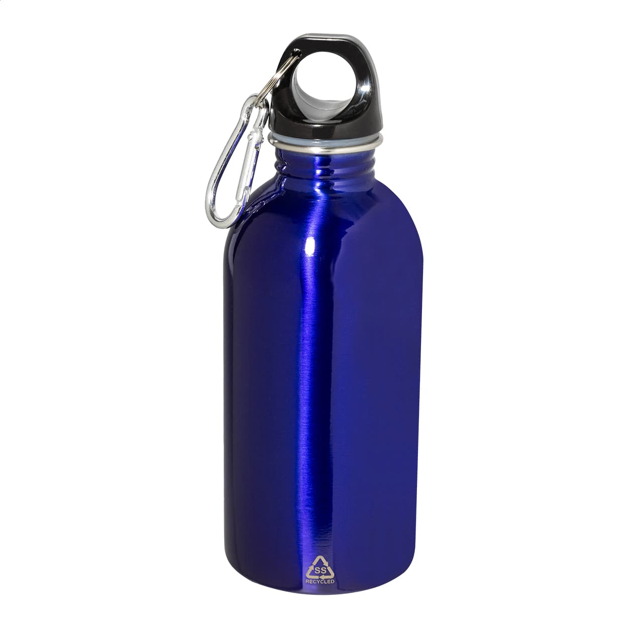 Bouteille en acier inoxydable recyclée coloris Bleu