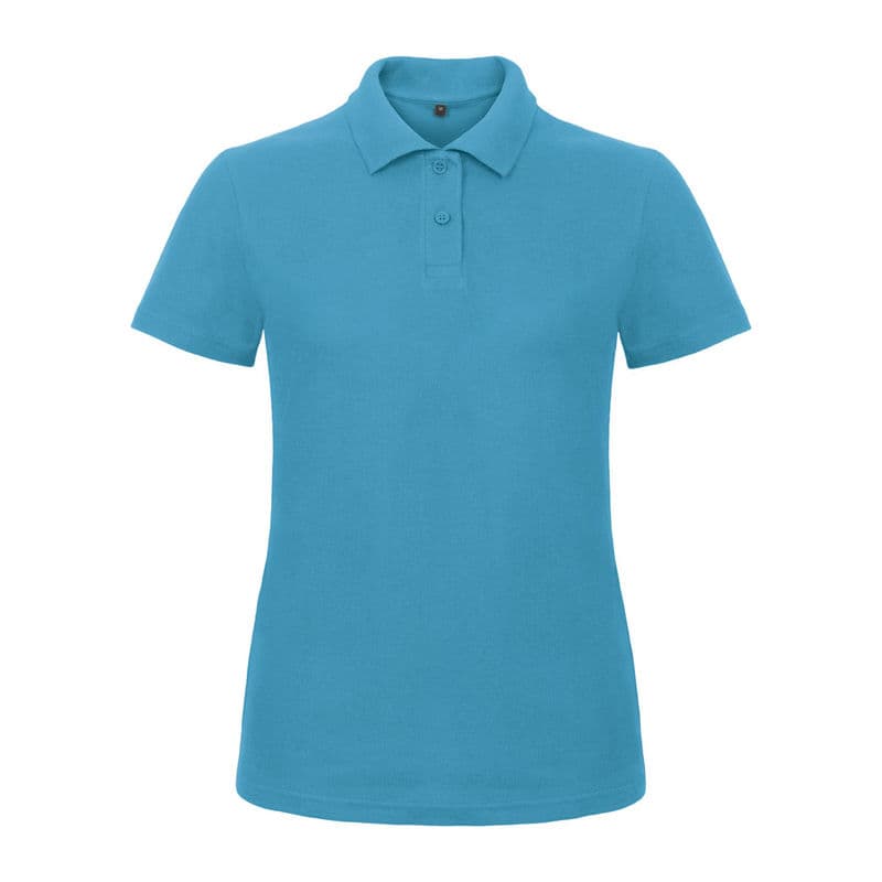 ID.001/ POLO SHIRT WOMEN coloris Bleu atoll
