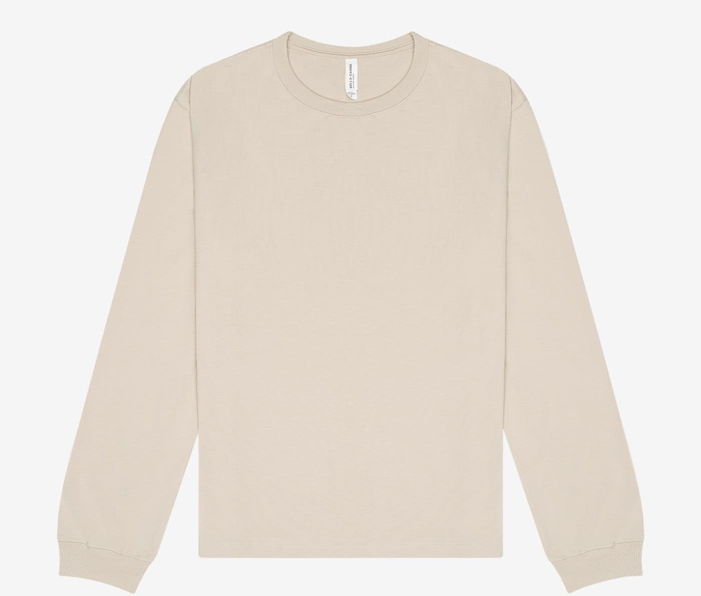 UNISEX LONG SLEEVE HEAVY TEE coloris Gris poussière