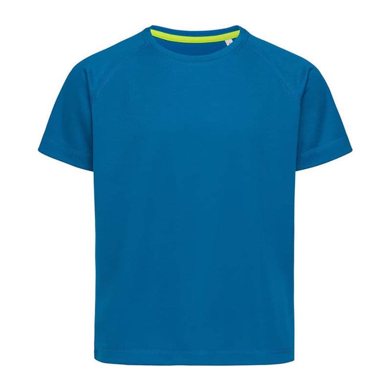 Mesh Raglan Kids' T-shirt coloris Bleu King