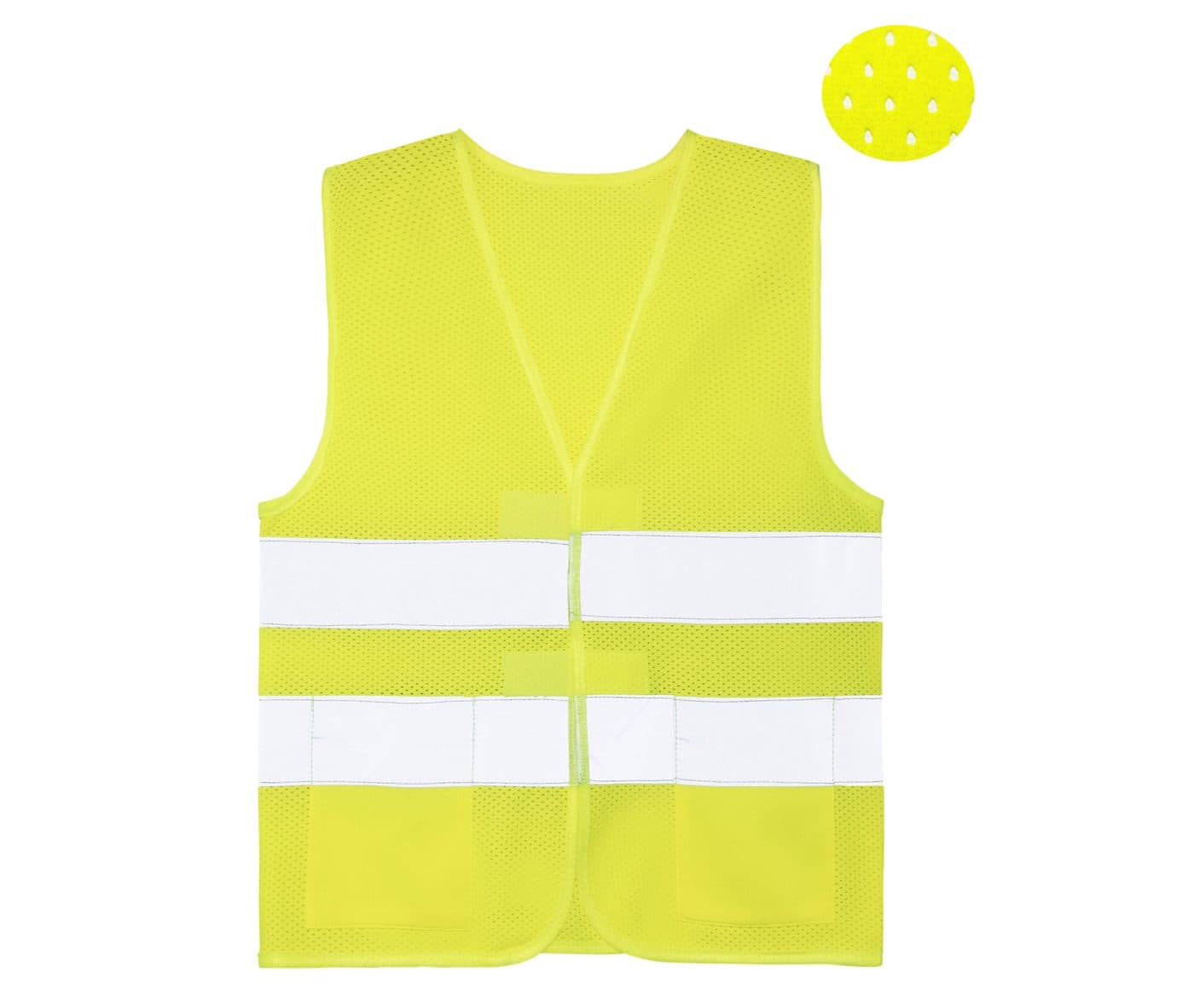 MESH FUNCTIONAL VEST FOR CHILDREN "KORFU" coloris Jaune haute visibilité