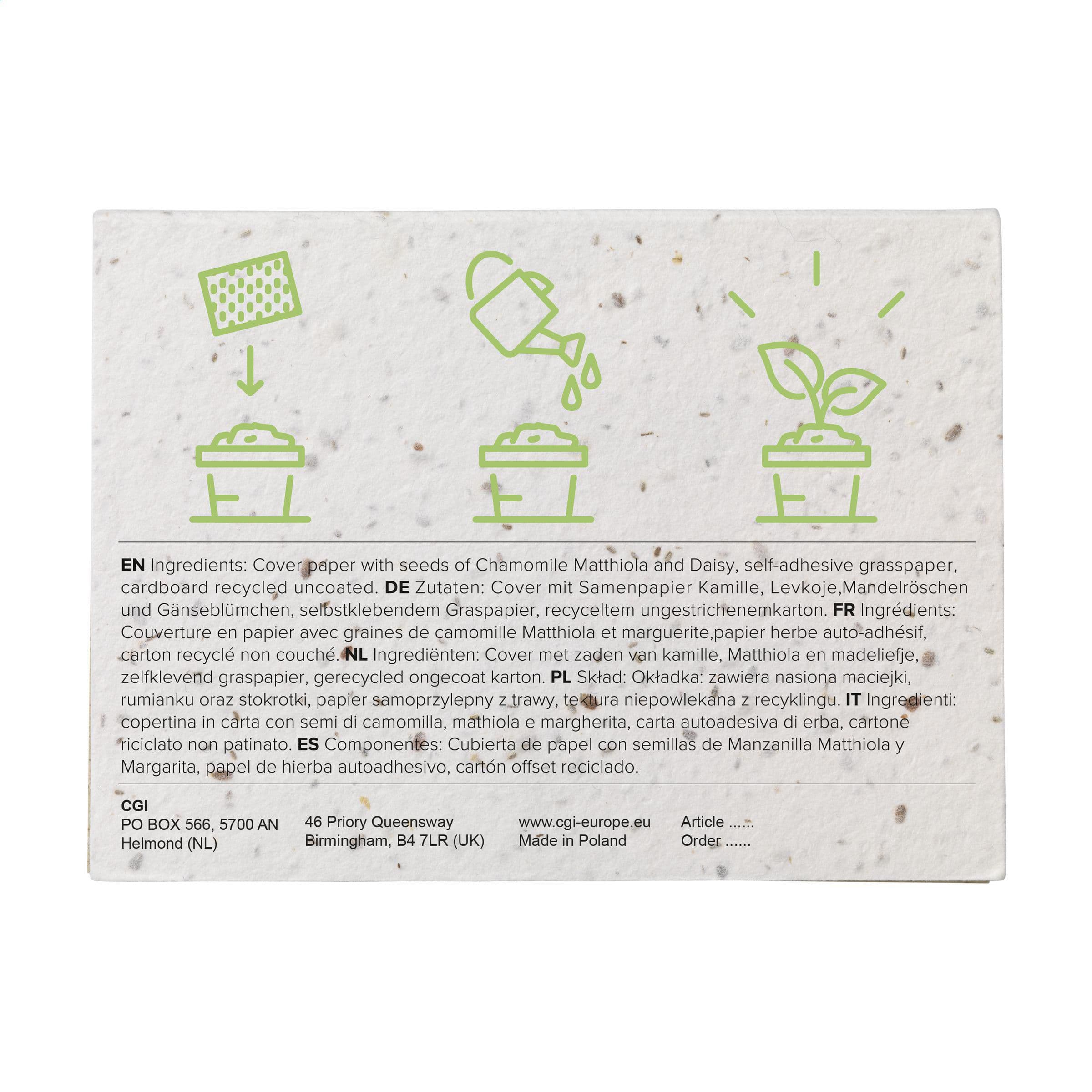 Bloc-note Memo Growing Paper sticky notes en situation