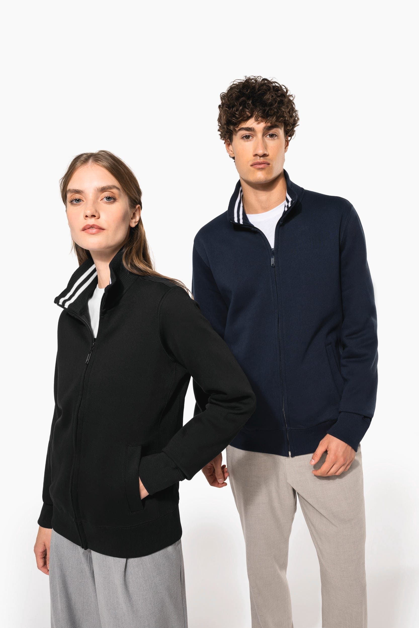 Veste molleton zippée homme en situation