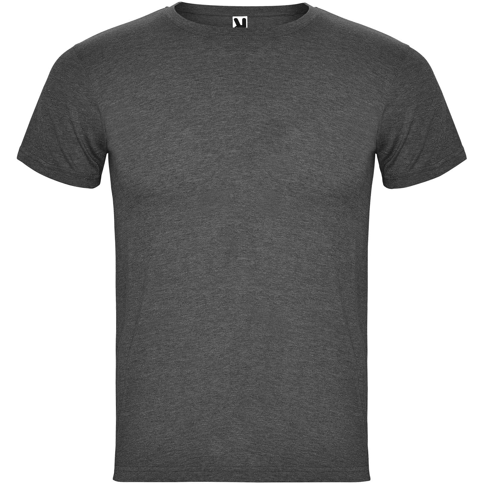 T-shirt de 150 g/m² Fox à manches courtes pour homme coloris Noir chiné