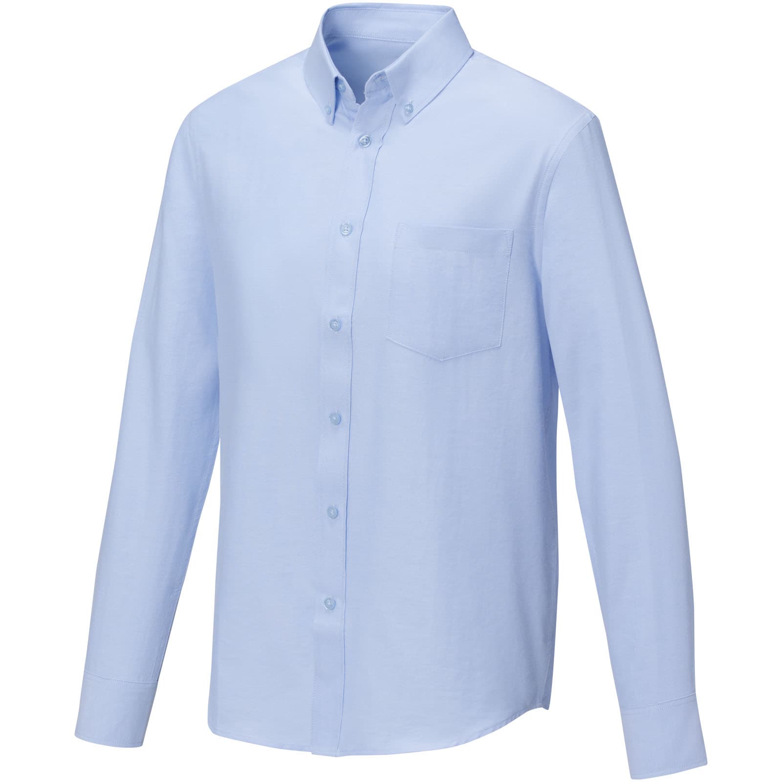 Chemise à manches longues de 130 g/m² Pollux pour homme coloris Bleu clair