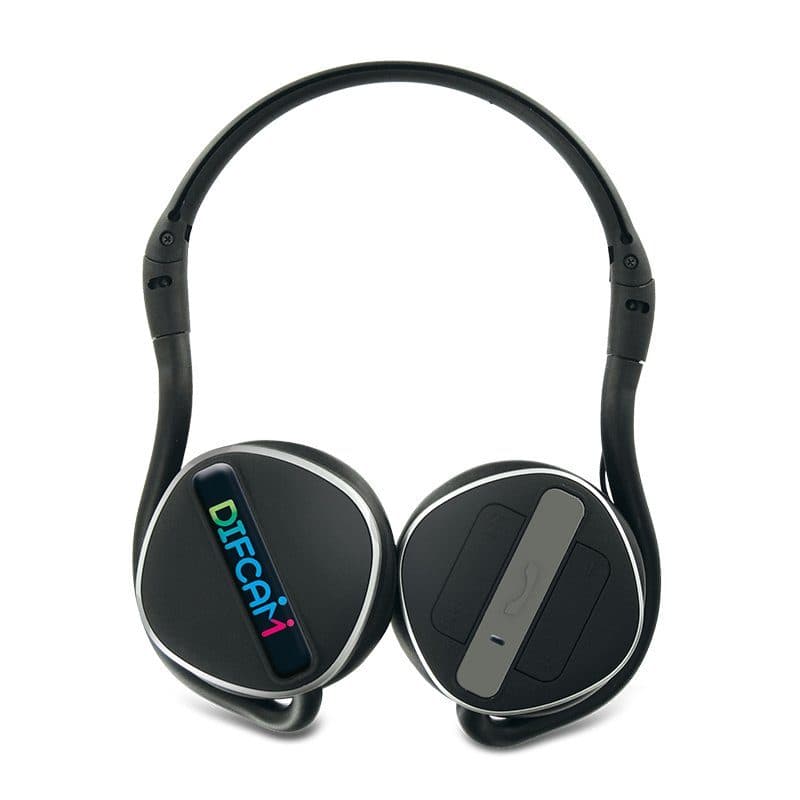 CASQUE AUDIO STEREO BT SANS FIL PLIABLE en situation