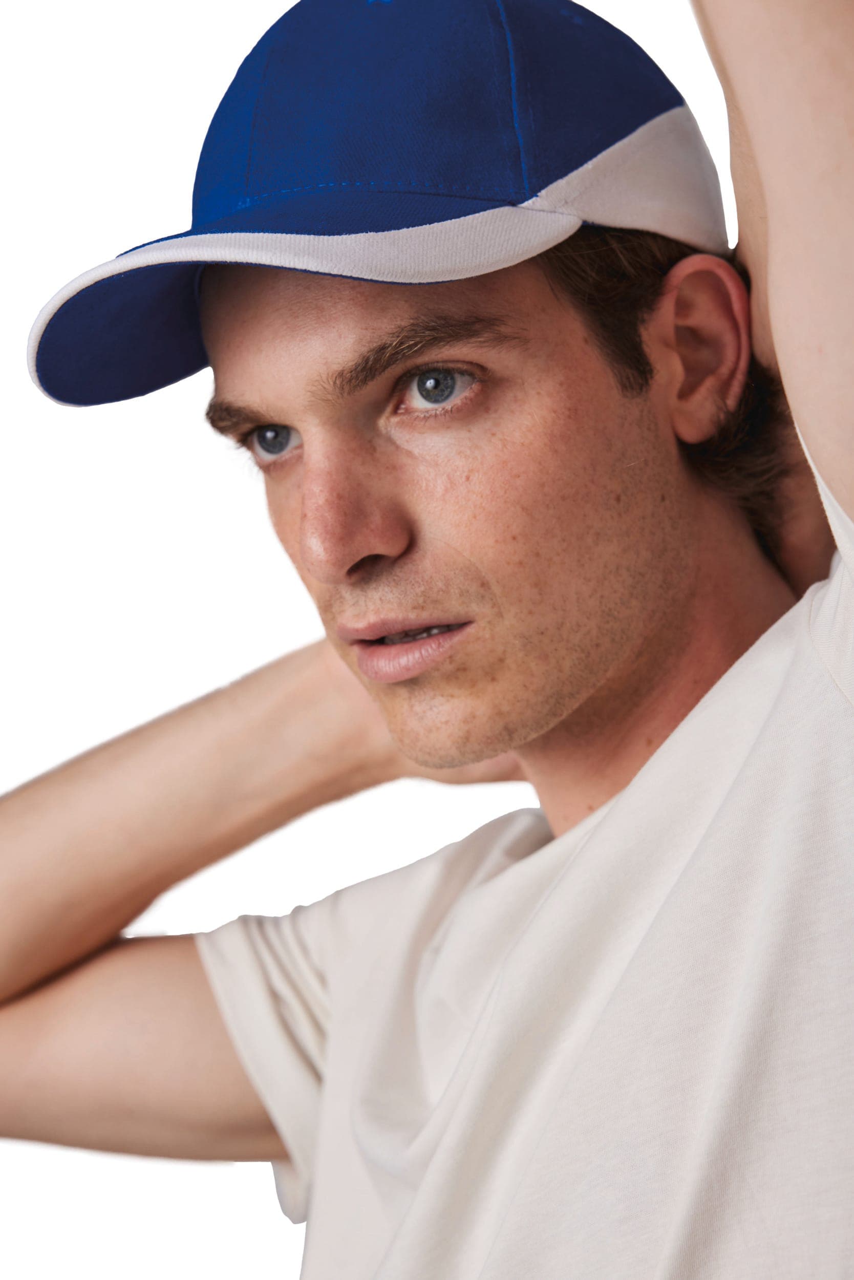 Racing - Casquette bicolore 6 panneaux en situation